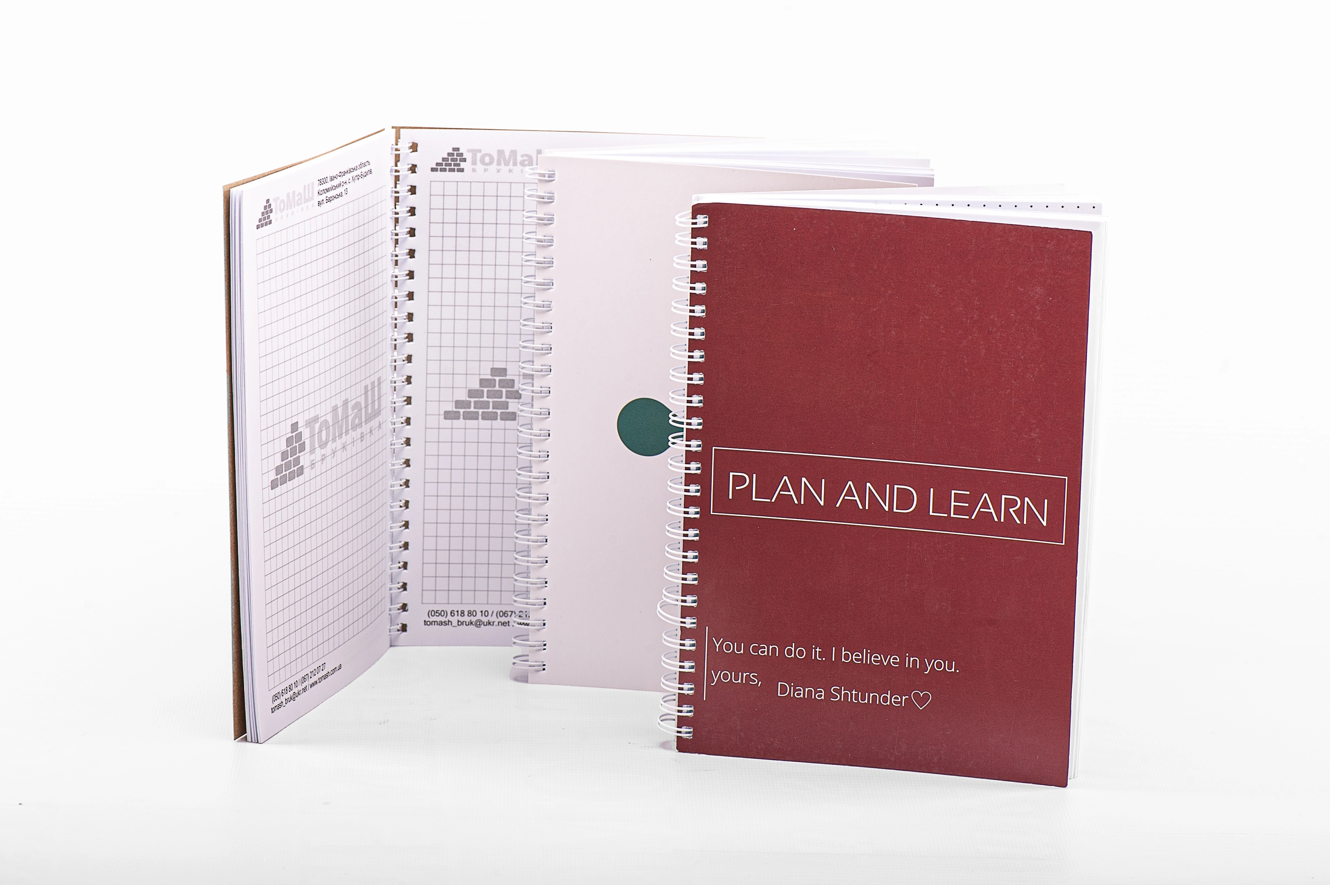 Блокнот на пружину