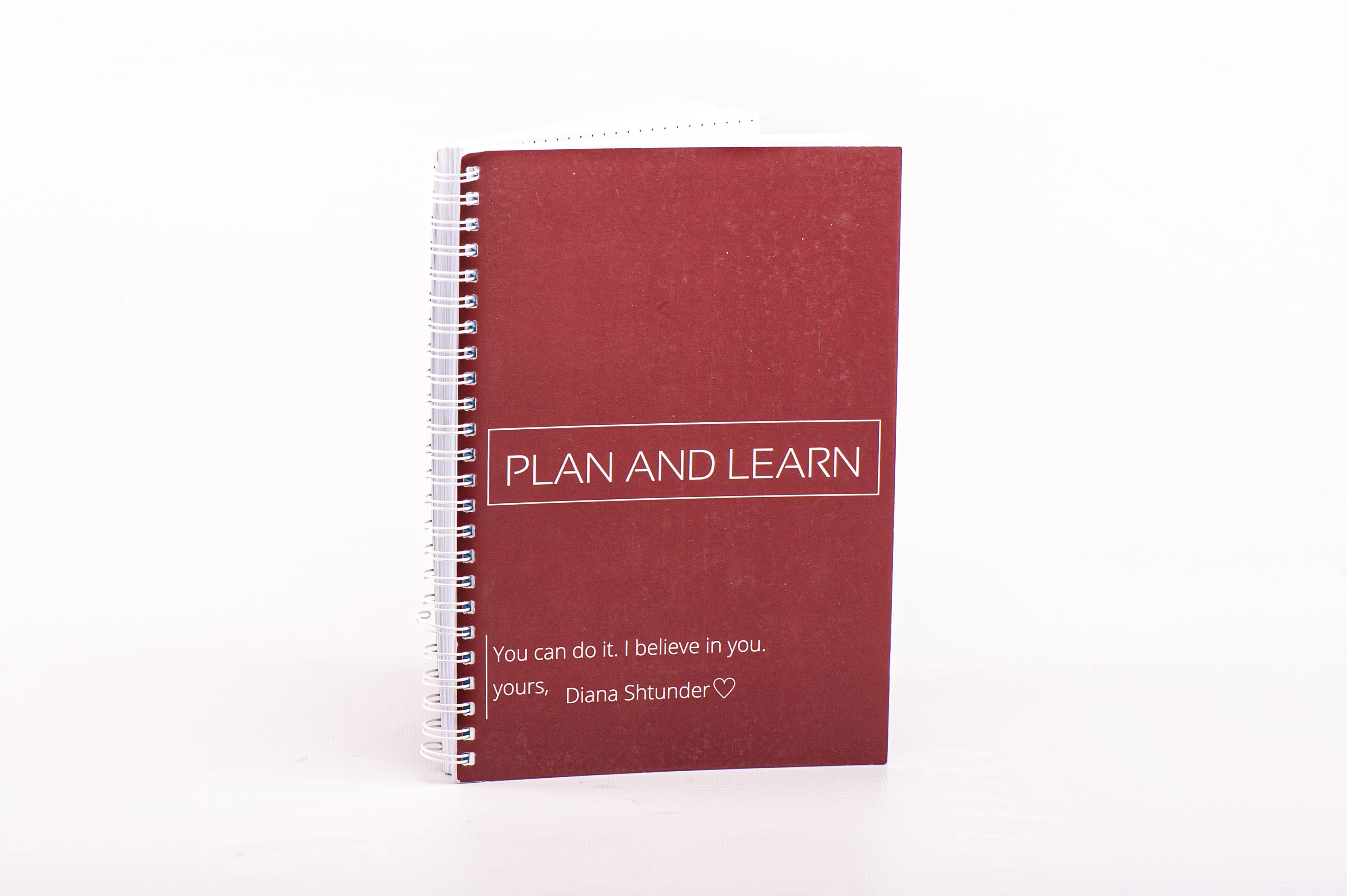 Блокнот на пружину